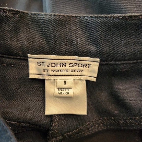 ST.JOHN Sport by Marie Trouser Pant Navy Office Career Classic - Picture 5 of 6